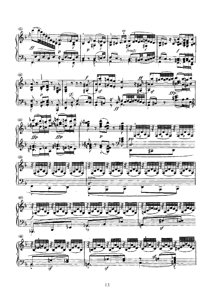 奏鸣曲(Opus10 Nr.3) 键盘类 钢琴钢琴曲谱（图13）