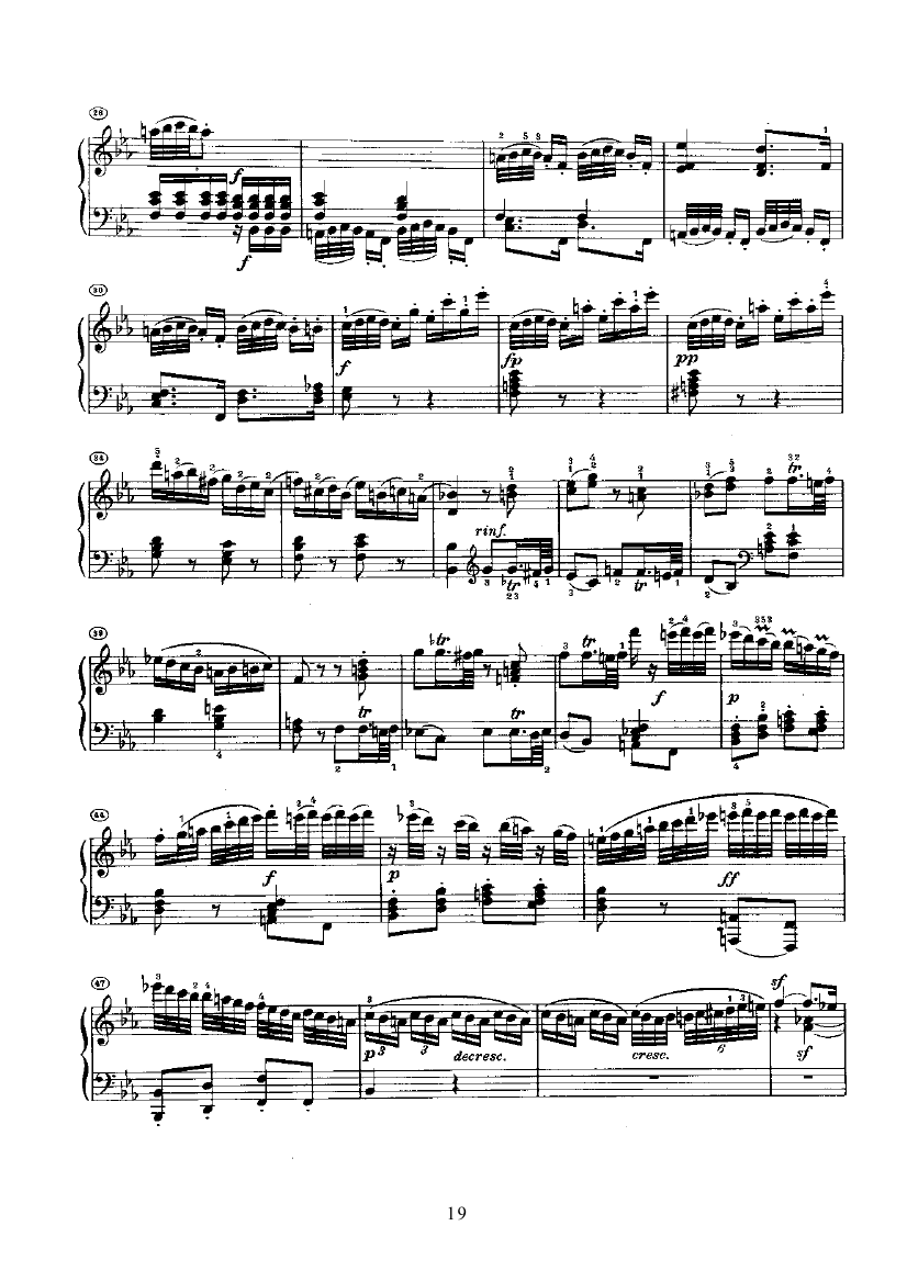 奏鸣曲(Opus7) 键盘类 钢琴钢琴曲谱（图19）