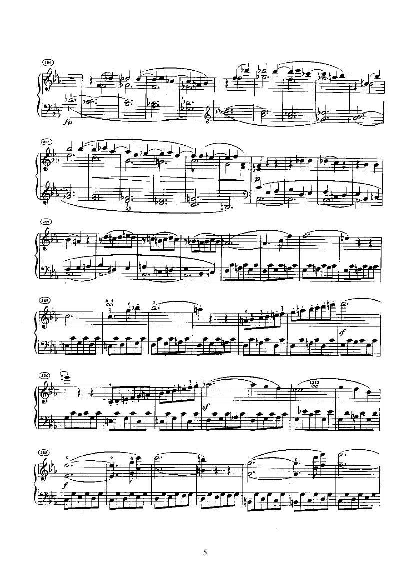 奏鸣曲(Opus10 Nr.1) 键盘类 钢琴钢琴曲谱（图5）
