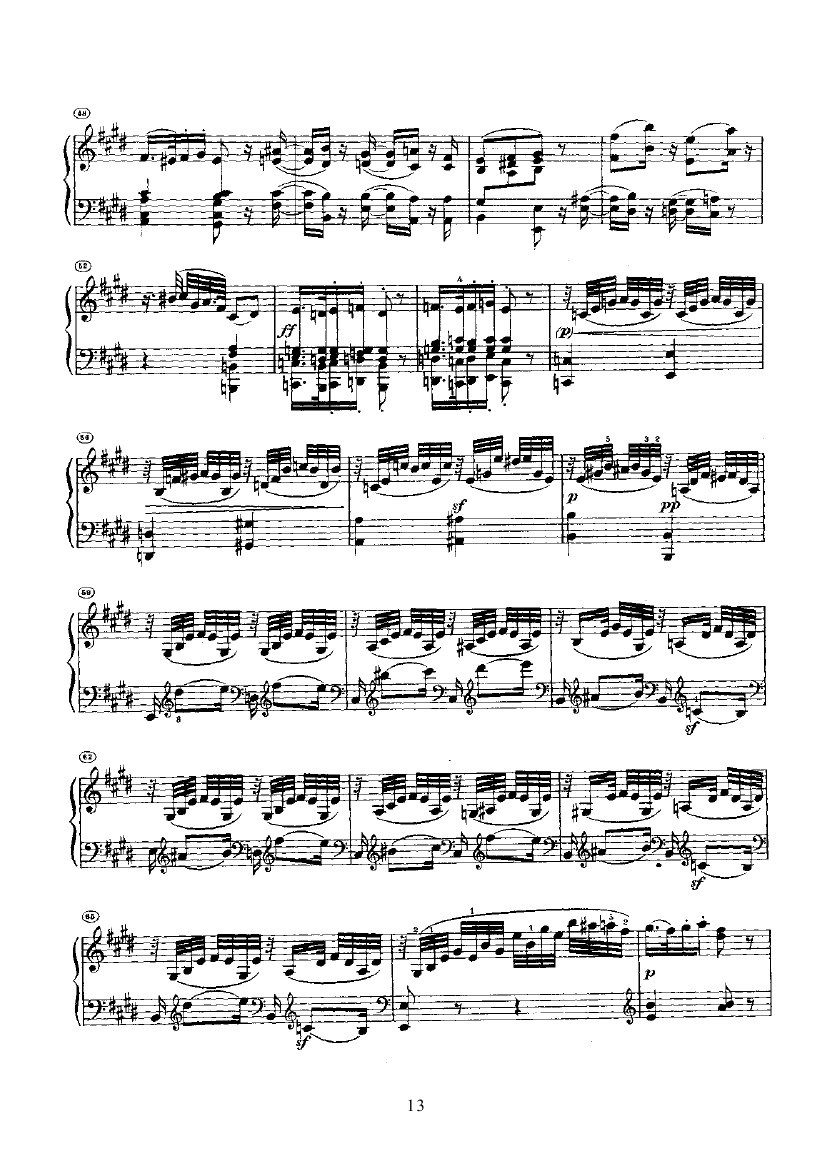 奏鸣曲(Opus2 Nr.3) 键盘类 钢琴钢琴曲谱（图13）
