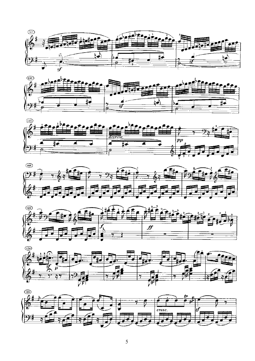 奏鸣曲(Opus14 Nr.2) 键盘类 钢琴钢琴曲谱（图5）