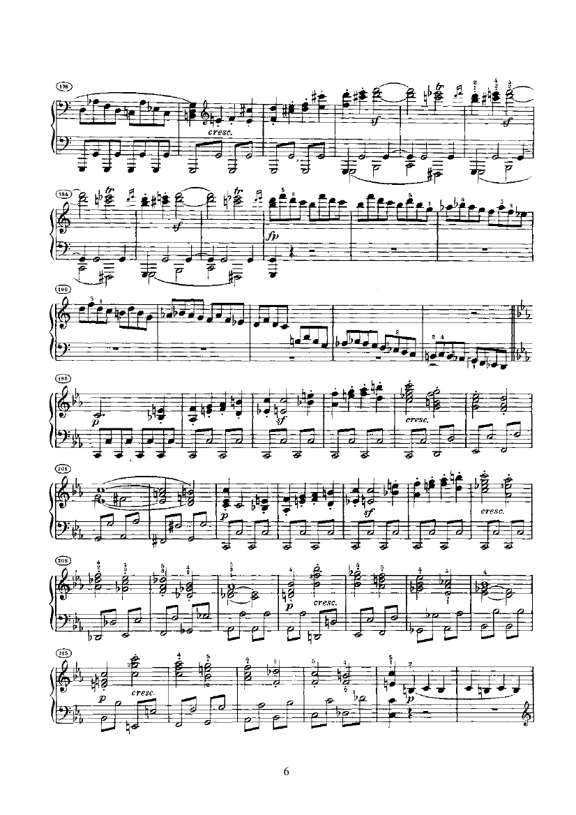 奏鸣曲(Opus13) 键盘类 钢琴钢琴曲谱（图6）