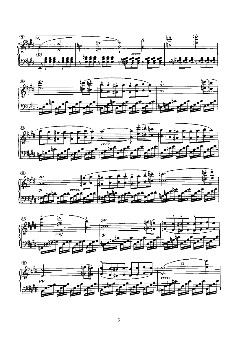 奏鸣曲(Opus14 Nr.1) 键盘类 钢琴钢琴曲谱（图3）