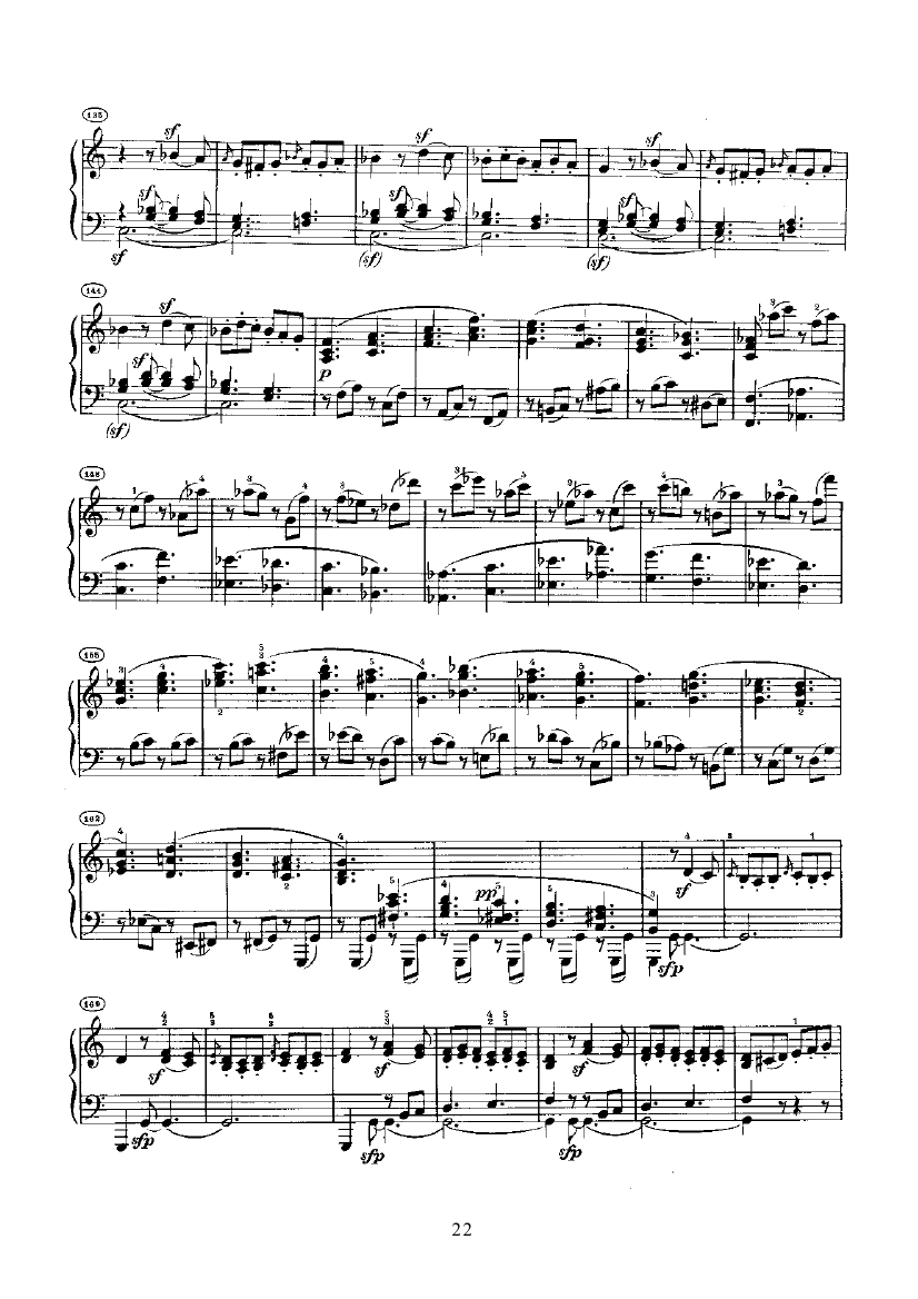 奏鸣曲(Opus2 Nr.3) 键盘类 钢琴钢琴曲谱（图22）