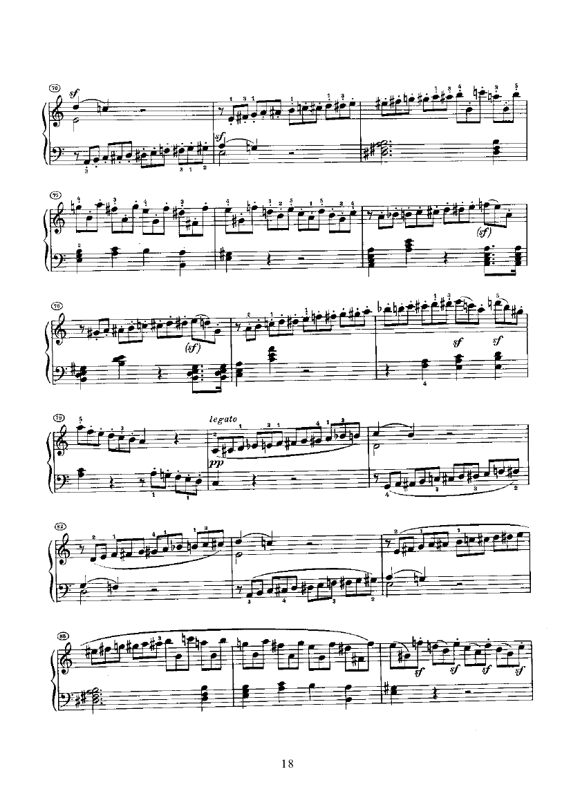 奏鸣曲(Opus2 Nr.2) 键盘类 钢琴钢琴曲谱（图18）