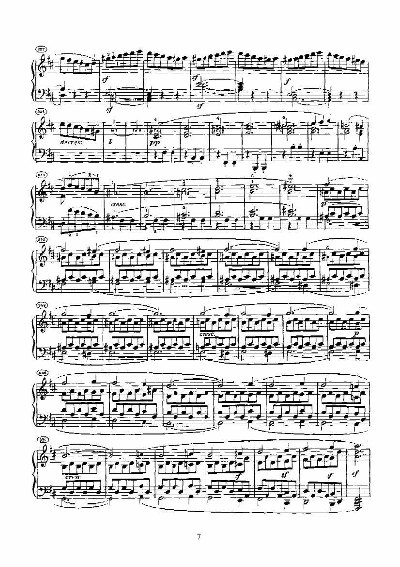 奏鸣曲(Opus28) 键盘类 钢琴钢琴曲谱（图7）