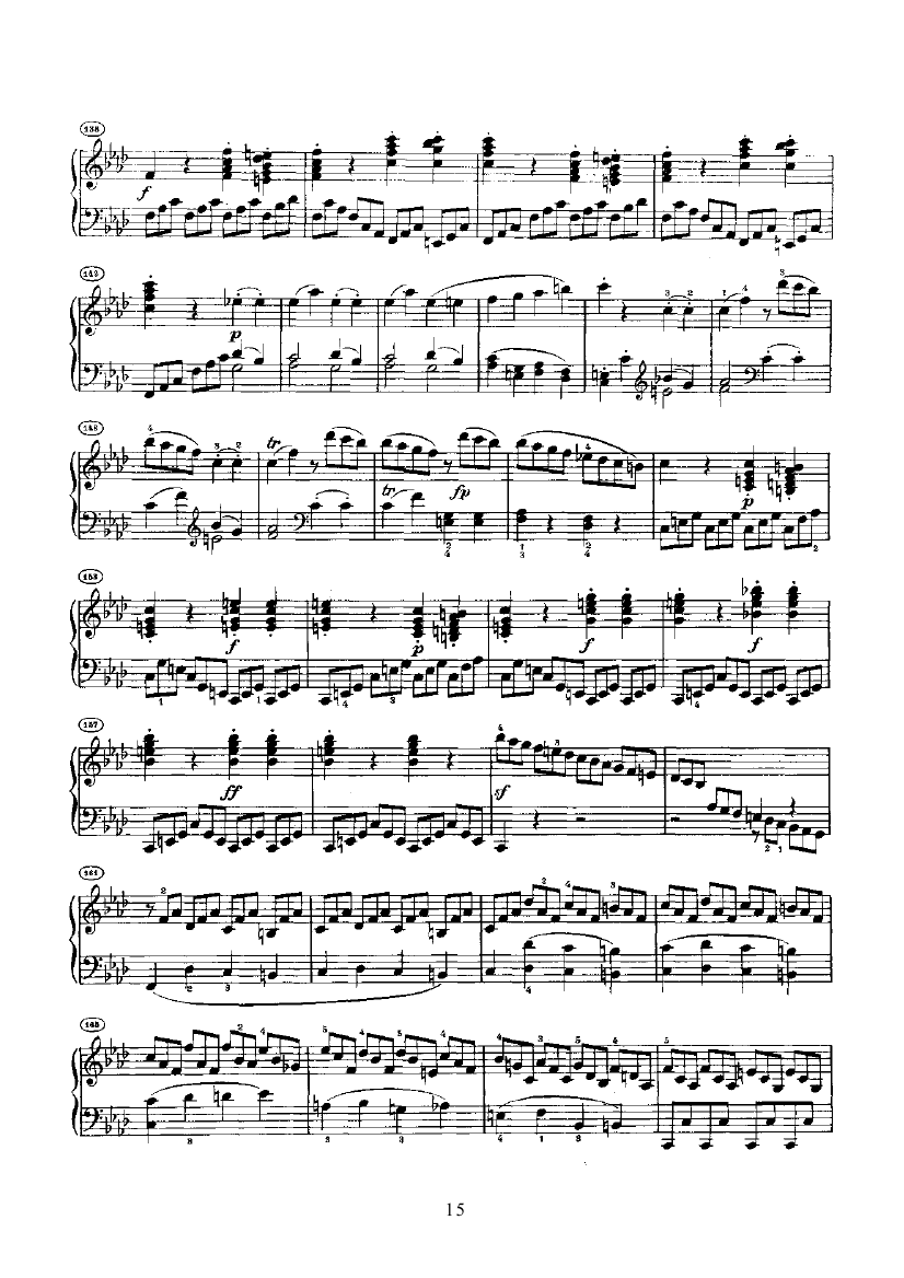 奏鸣曲(Opus2 Nr.1) 键盘类 钢琴钢琴曲谱（图15）