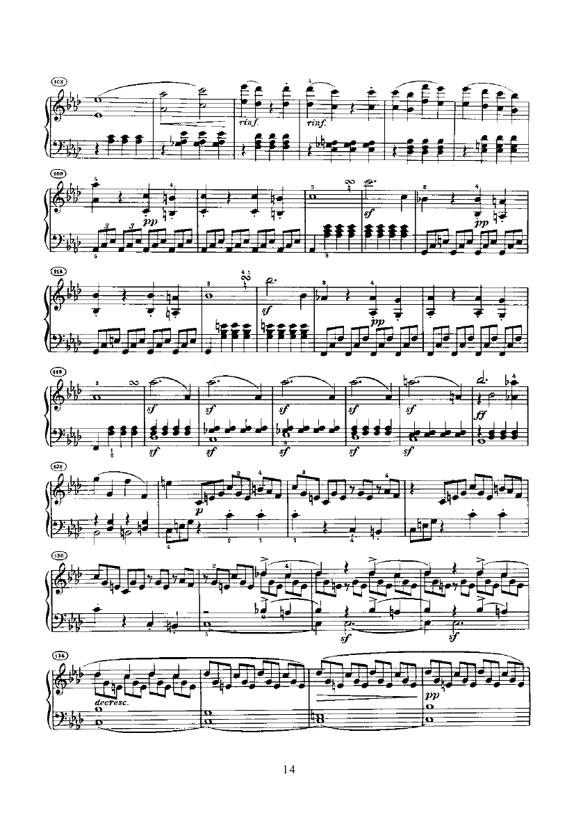 奏鸣曲(Opus2 Nr.1) 键盘类 钢琴钢琴曲谱（图14）