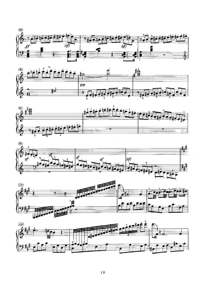 奏鸣曲(Opus2 Nr.2) 键盘类 钢琴钢琴曲谱（图19）