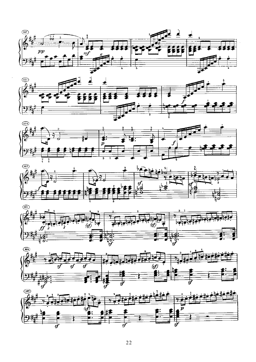 奏鸣曲(Opus2 Nr.2) 键盘类 钢琴钢琴曲谱（图22）