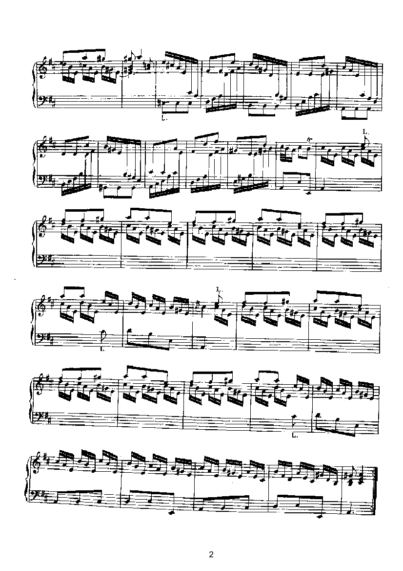 二十首经典奏鸣曲第六首 键盘类 钢琴钢琴曲谱（图2）