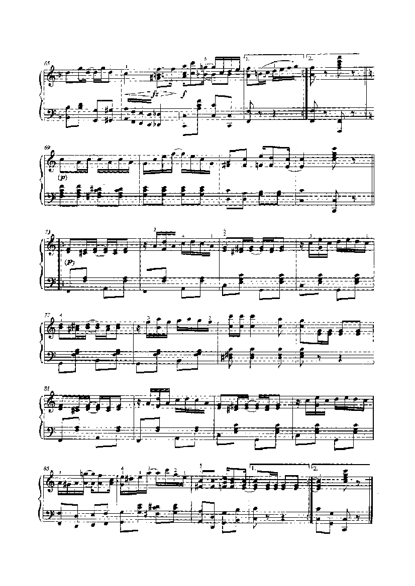 演艺人 键盘类 钢琴钢琴曲谱（图4）