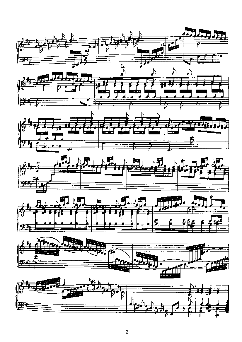 二十首经典奏鸣曲第七首 键盘类 钢琴钢琴曲谱（图2）