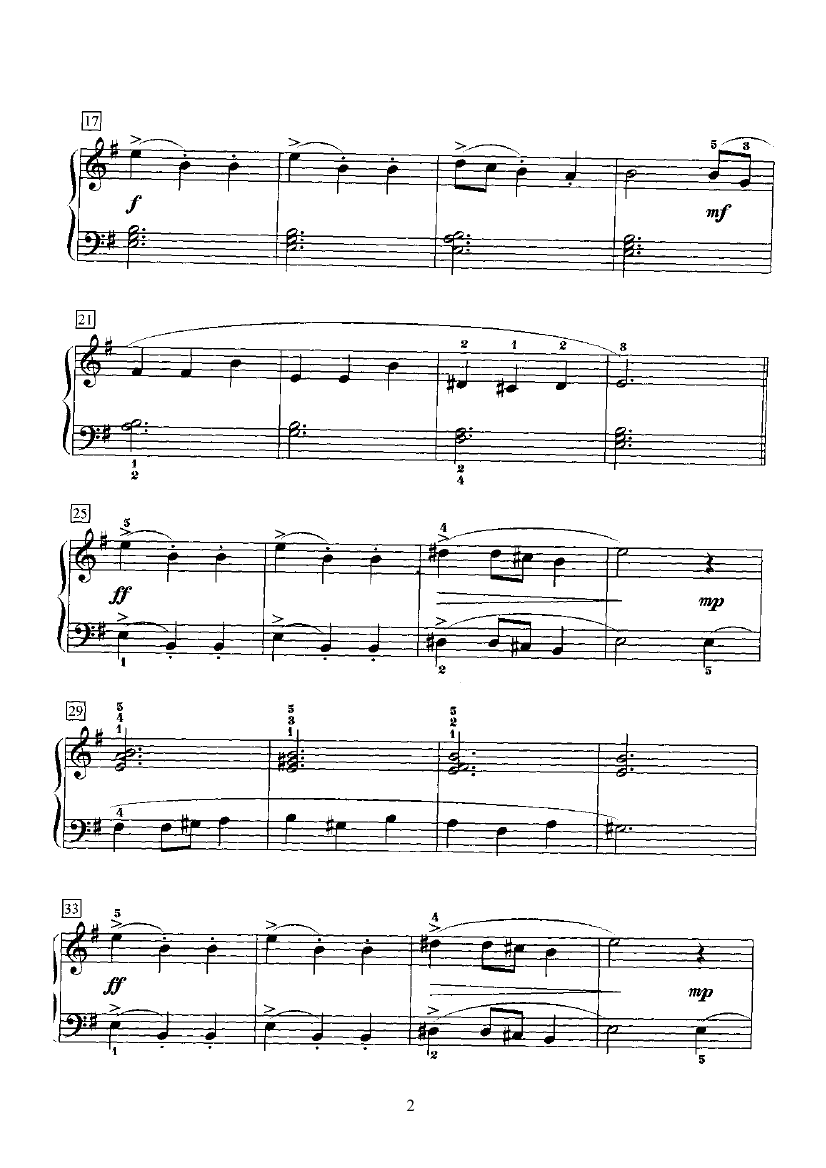 鲍伯的旋律 键盘类 钢琴钢琴曲谱（图2）
