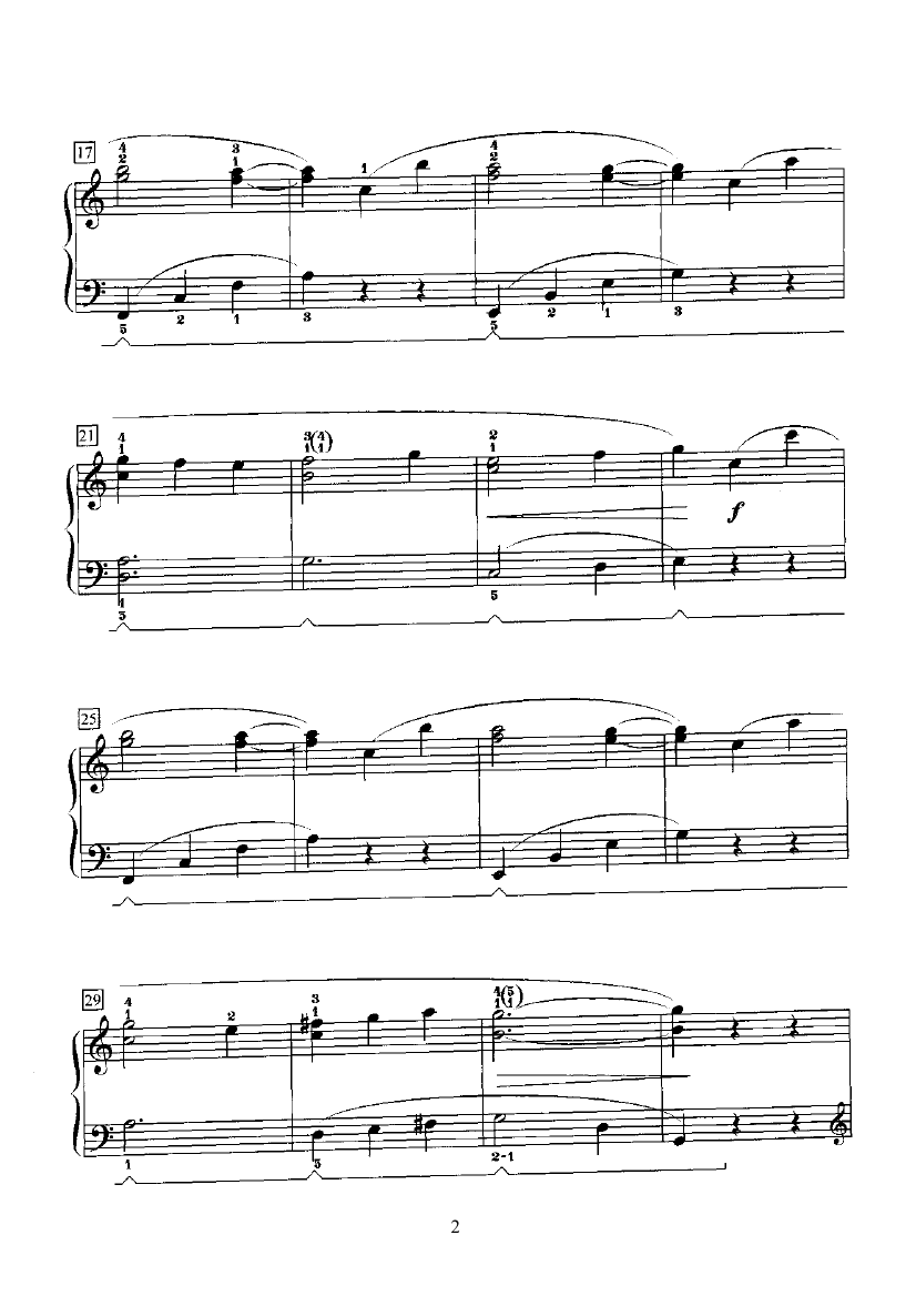 八音盒的旋律 键盘类 钢琴钢琴曲谱（图2）