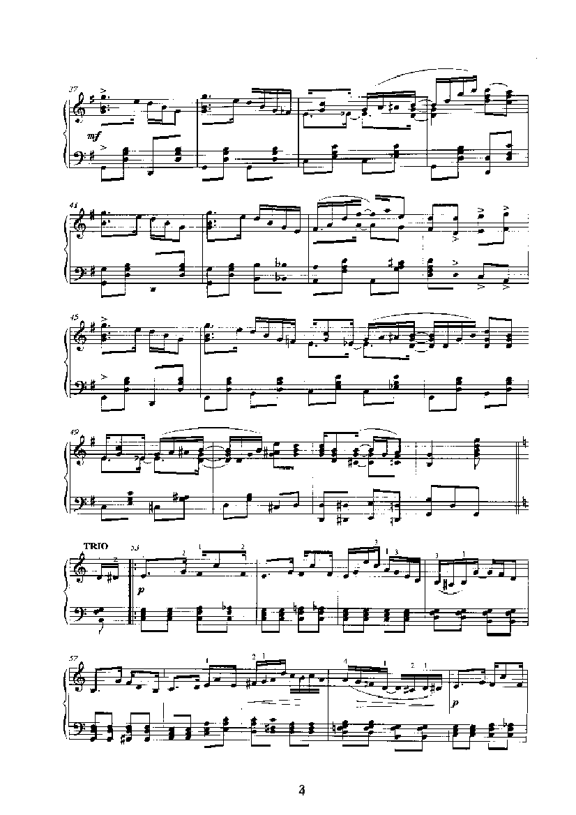 尤物雷格 键盘类 钢琴钢琴曲谱（图3）