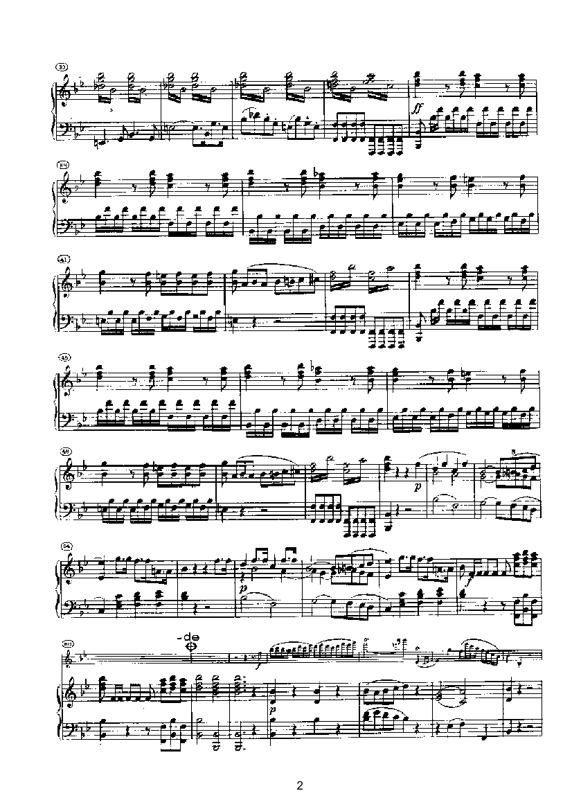 第六小提琴协奏曲 键盘类 钢琴钢琴曲谱（图2）
