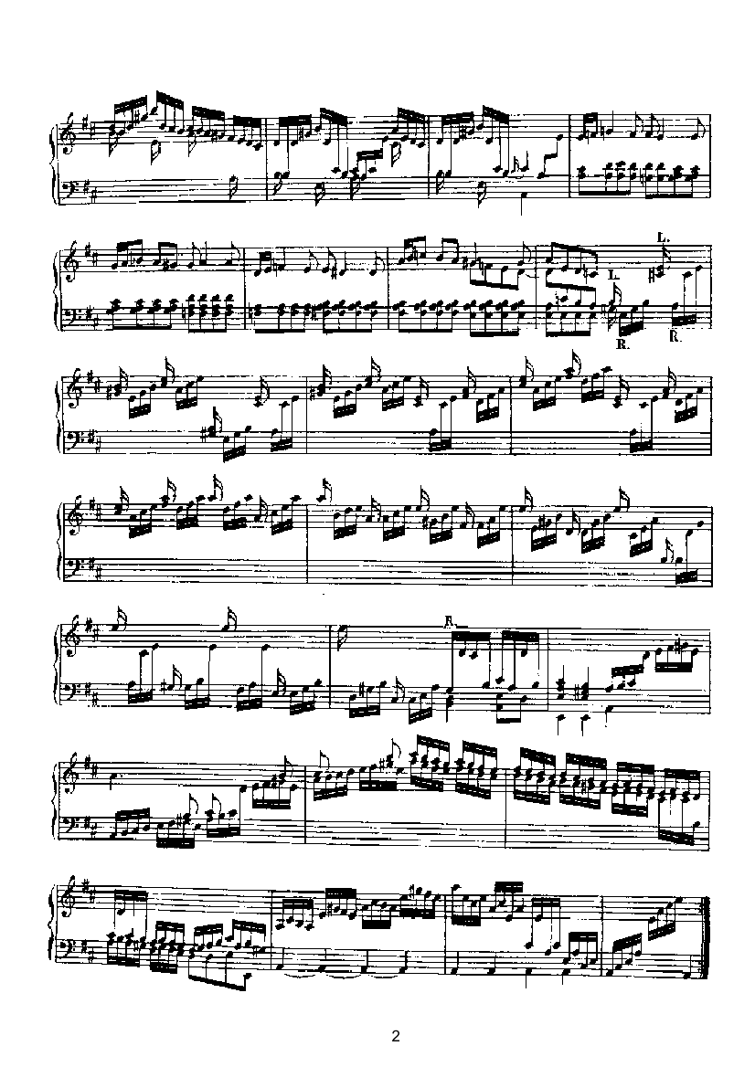 二十首经典奏鸣曲第九首 键盘类 钢琴钢琴曲谱（图2）