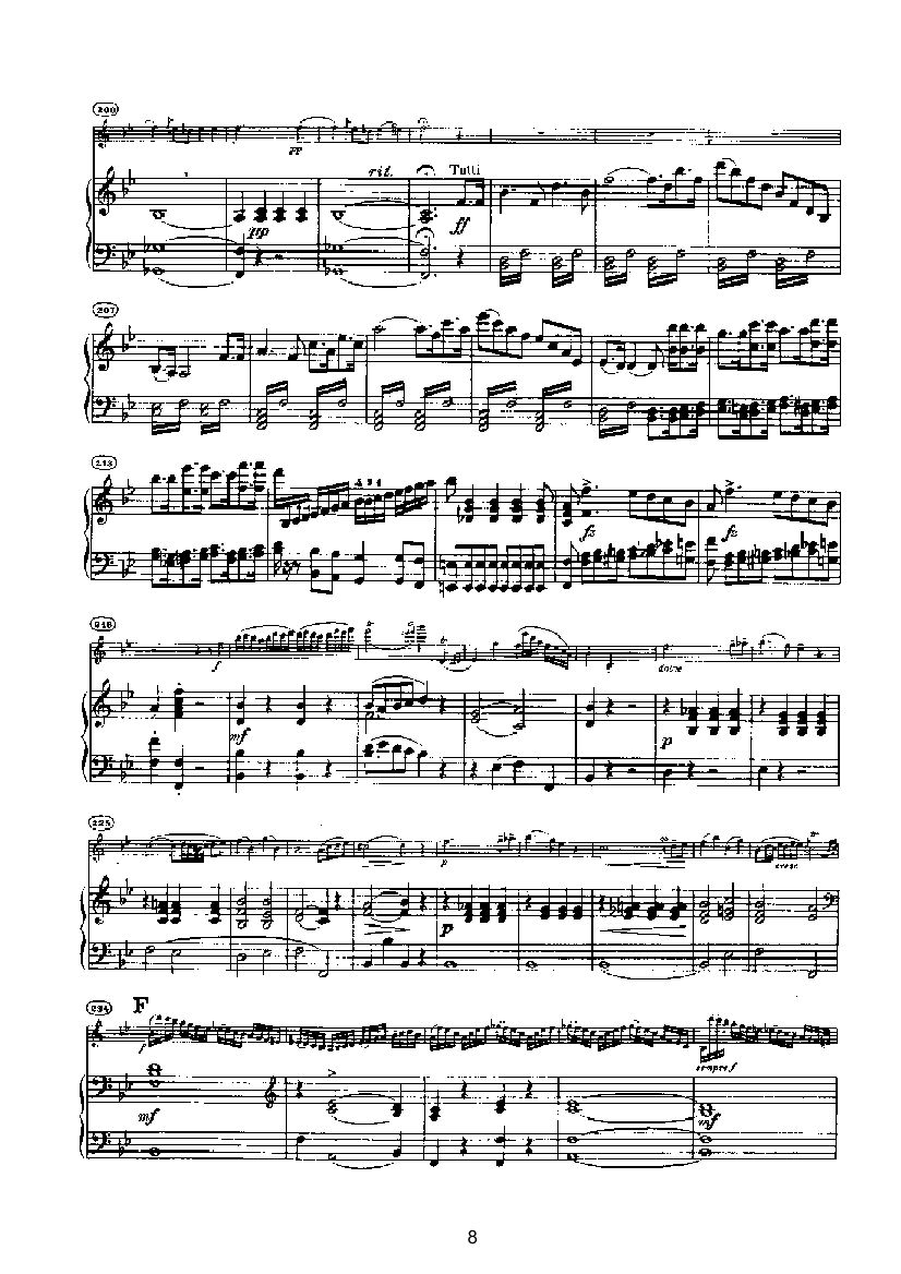 第六小提琴协奏曲 键盘类 钢琴钢琴曲谱（图8）