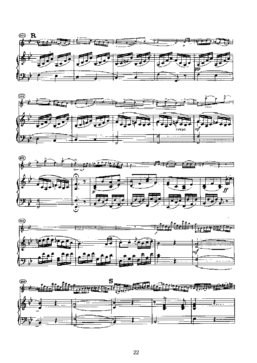第六小提琴协奏曲 键盘类 钢琴钢琴曲谱（图22）