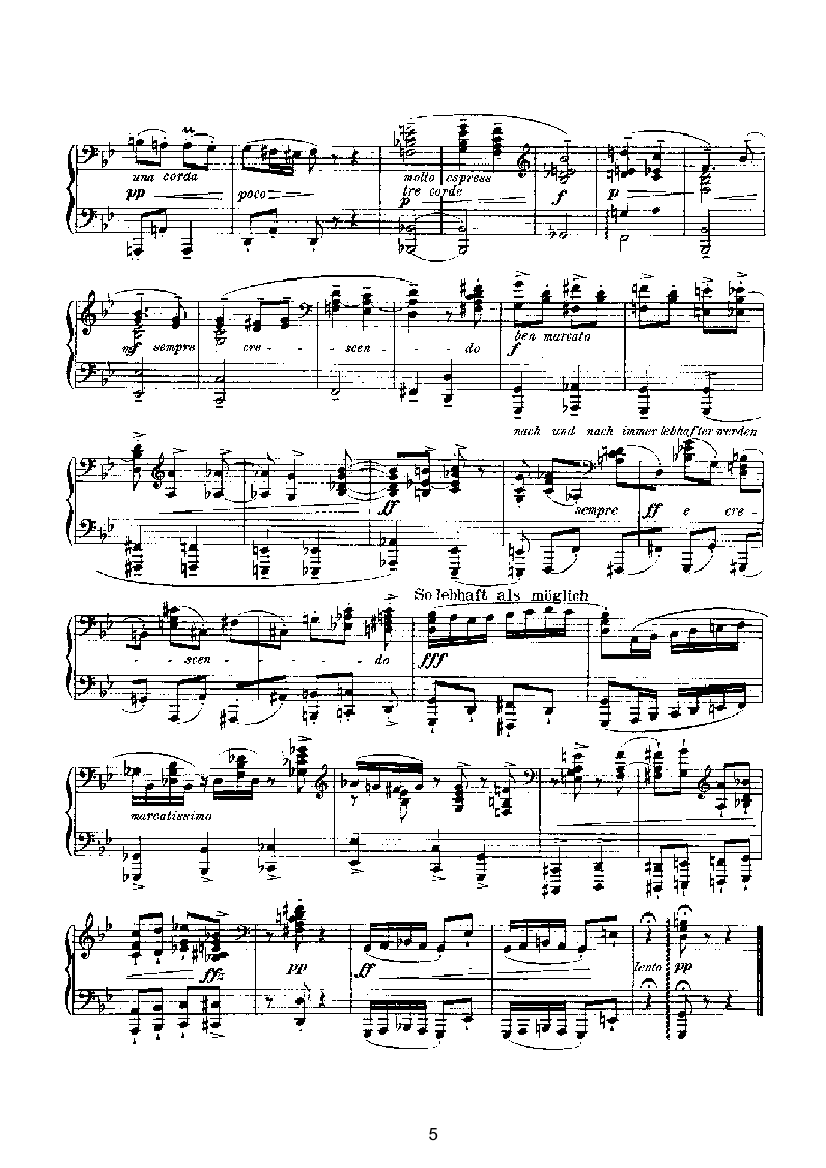 滑稽曲六首op.58（四手联弹） 键盘类 钢琴钢琴曲谱（图5）