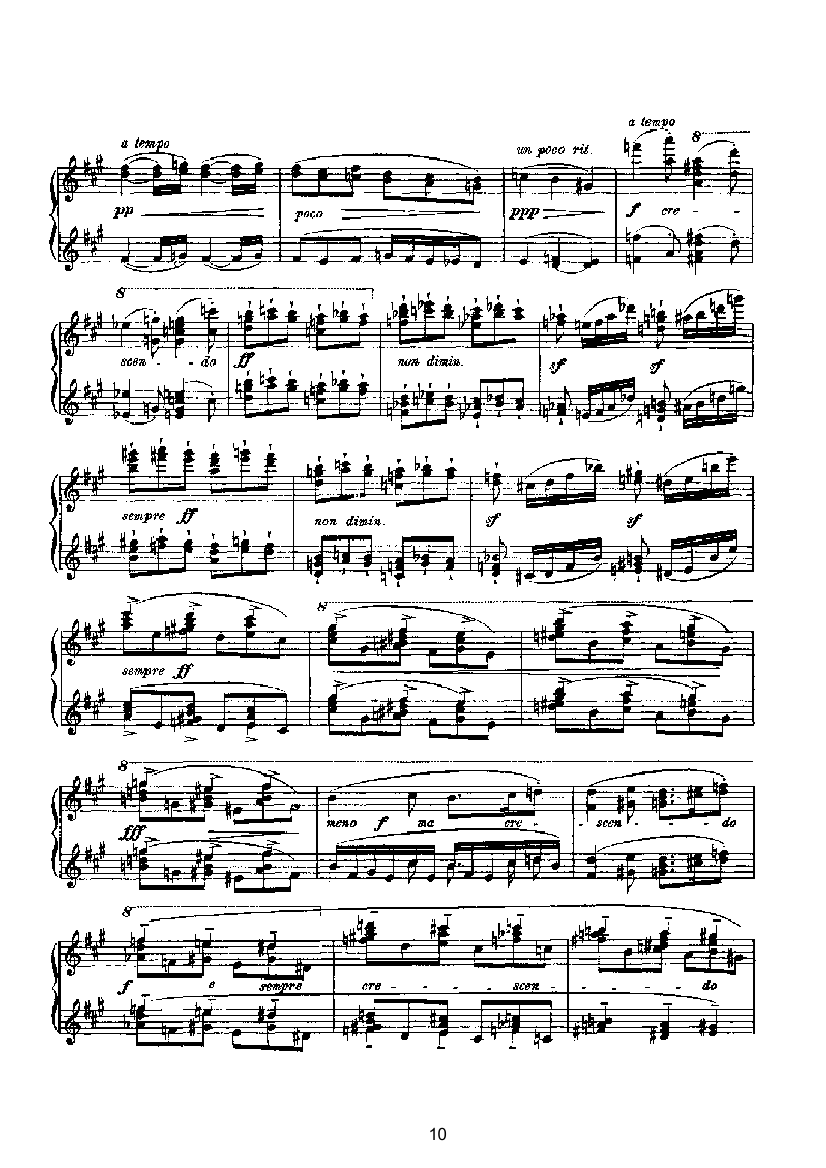 滑稽曲六首op.58（四手联弹） 键盘类 钢琴钢琴曲谱（图10）