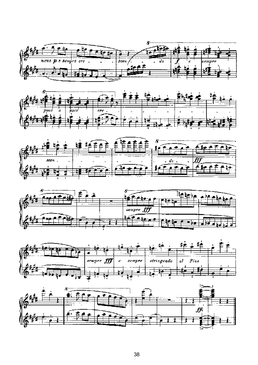 滑稽曲六首op.58（四手联弹） 键盘类 钢琴钢琴曲谱（图38）