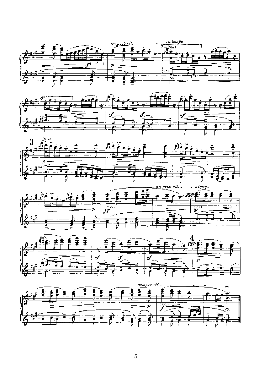 变奏与赋格（四手联弹） 键盘类 钢琴钢琴曲谱（图5）
