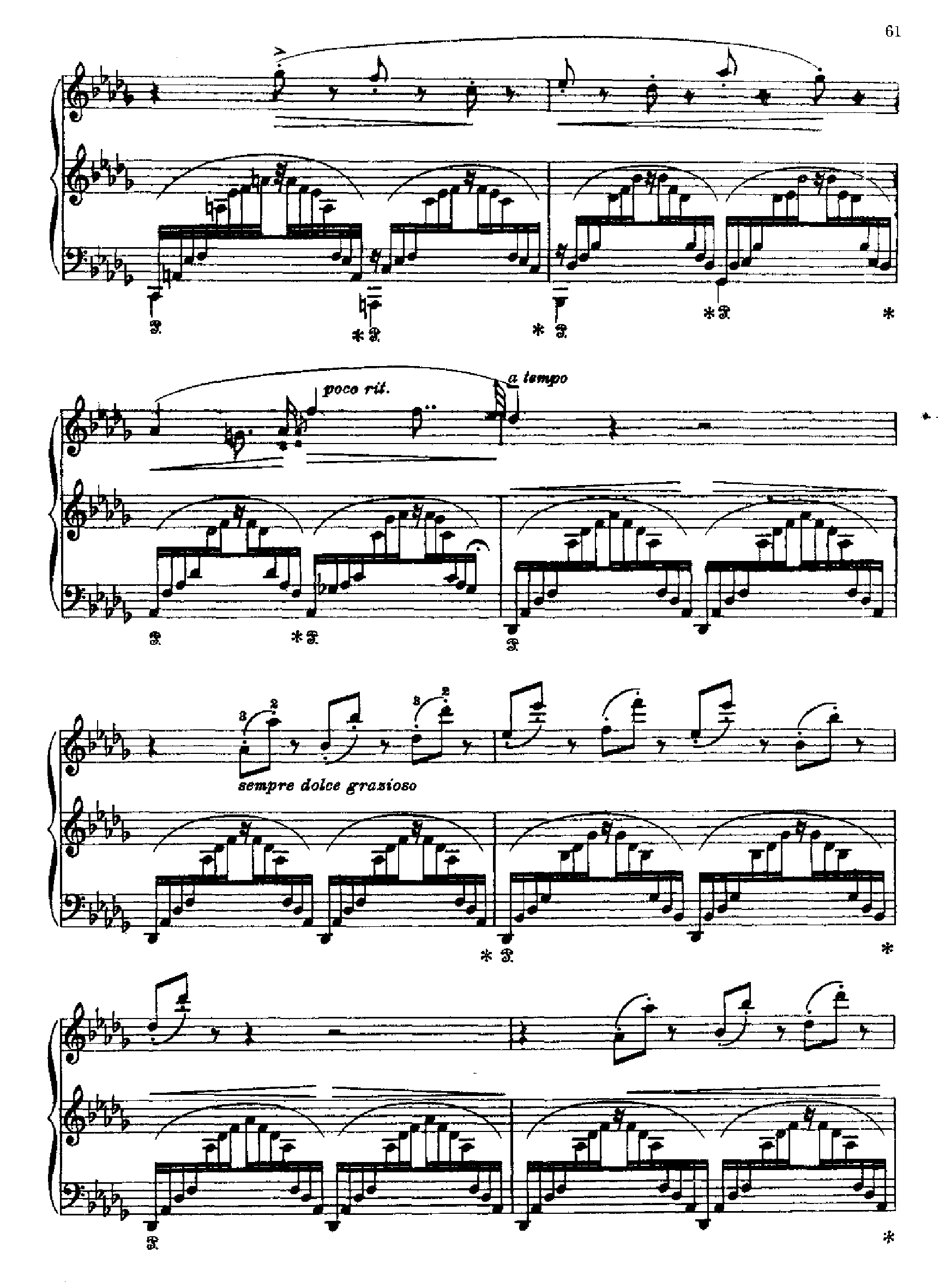 音乐会练习曲三首之3 键盘类 钢琴钢琴曲谱（图2）