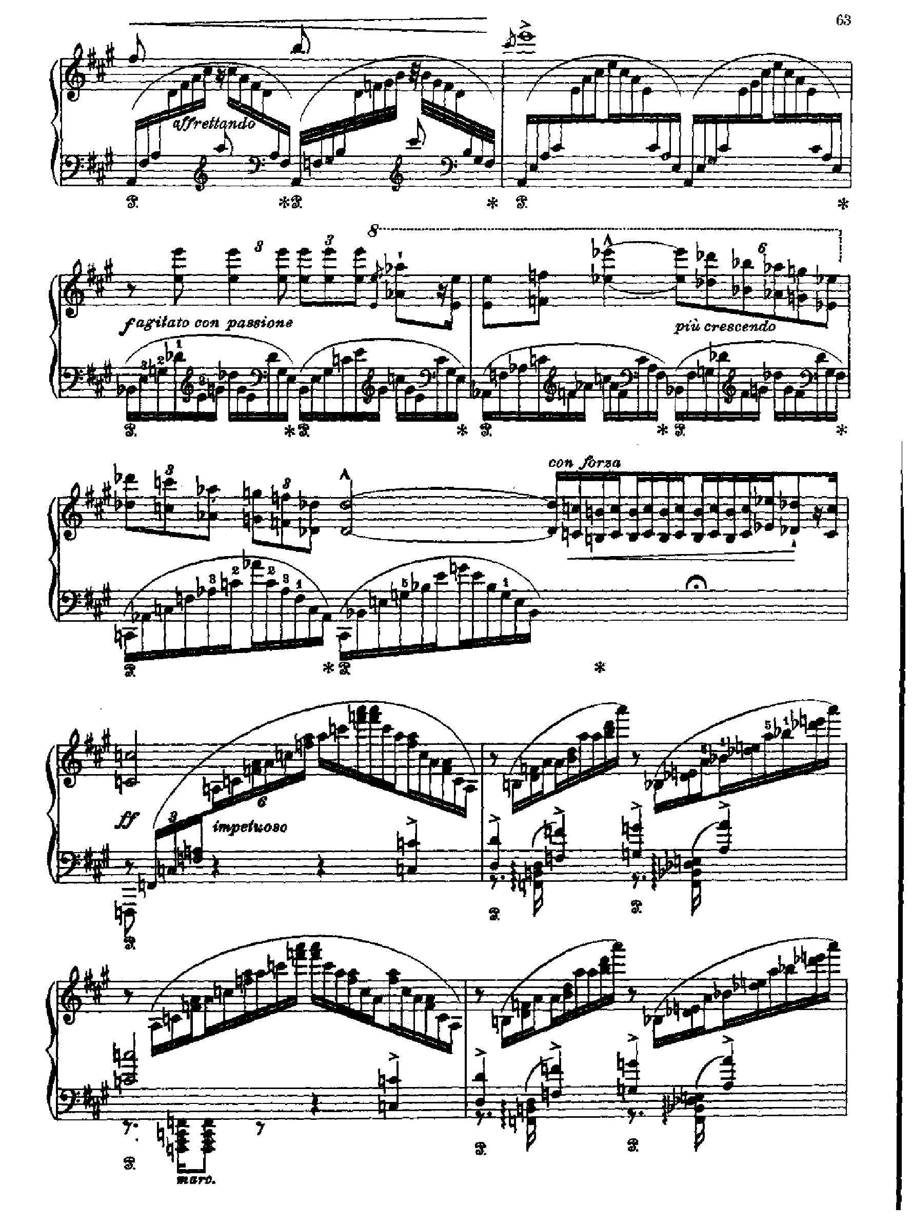 音乐会练习曲三首之3 键盘类 钢琴钢琴曲谱（图4）