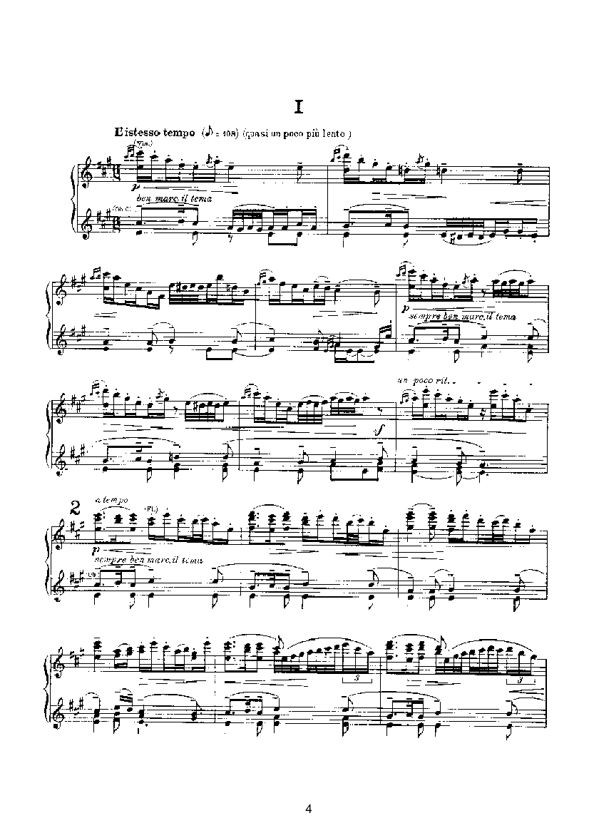 变奏与赋格（四手联弹） 键盘类 钢琴钢琴曲谱（图4）
