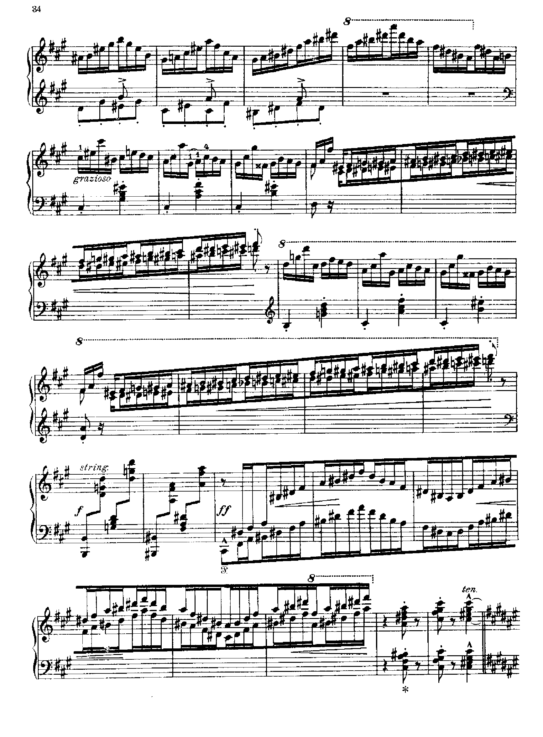 匈牙利狂想曲第十一首 键盘类 钢琴钢琴曲谱（图8）
