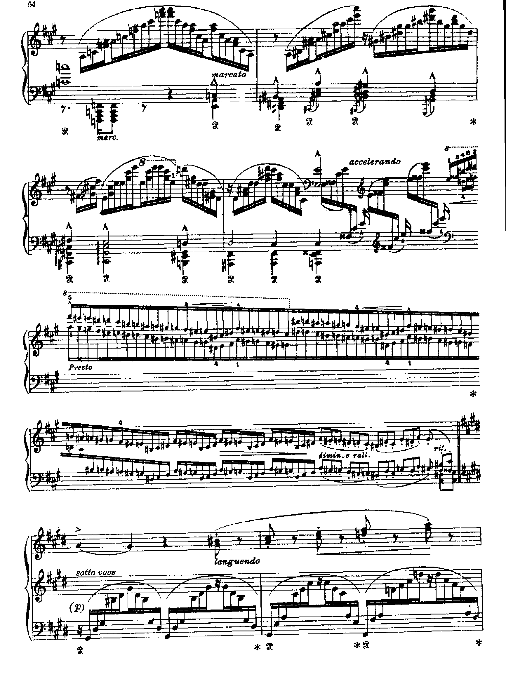 音乐会练习曲三首之3 键盘类 钢琴钢琴曲谱（图5）