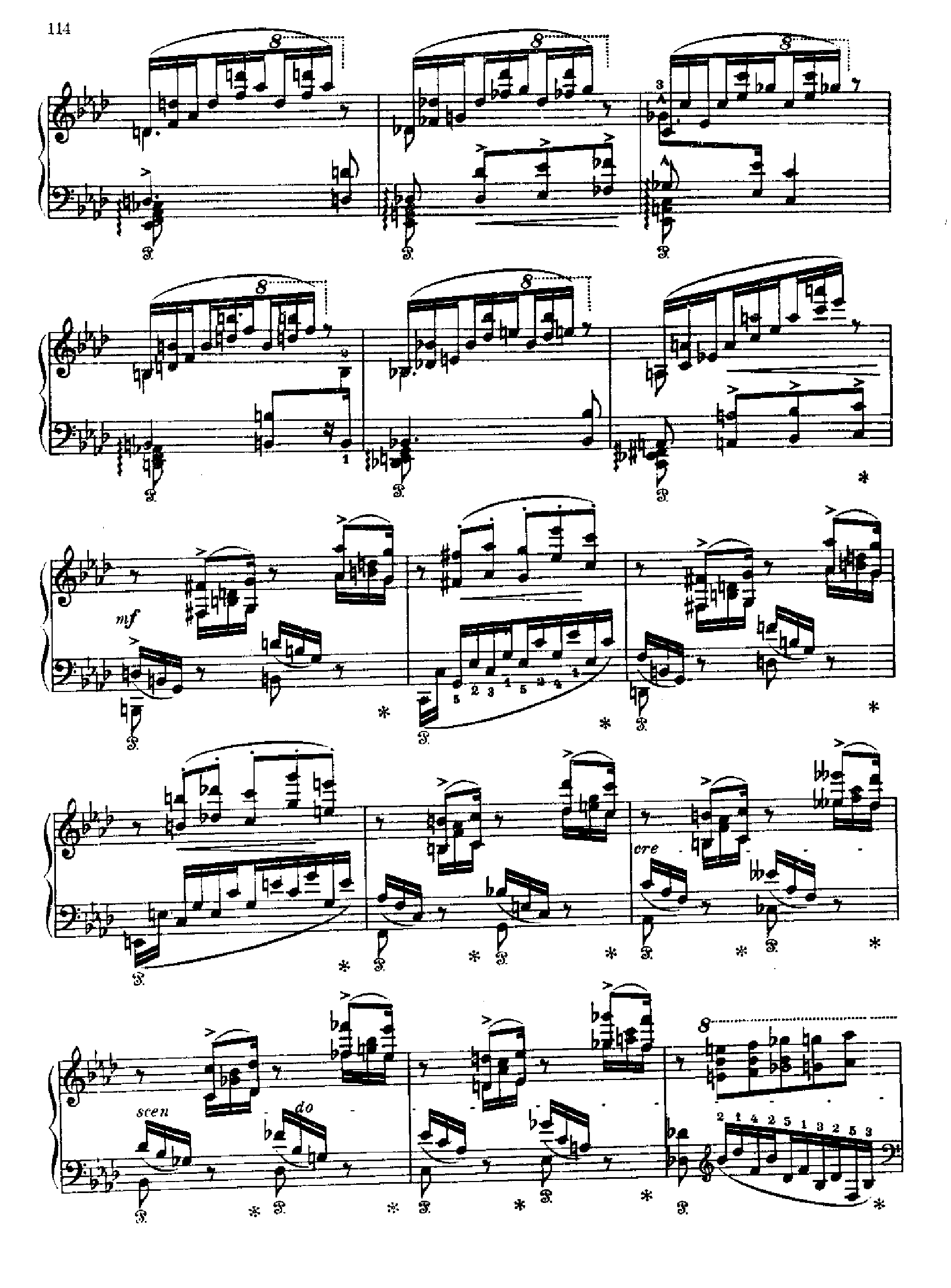 高级音乐会练习曲十二首之10 键盘类 钢琴钢琴曲谱（图5）