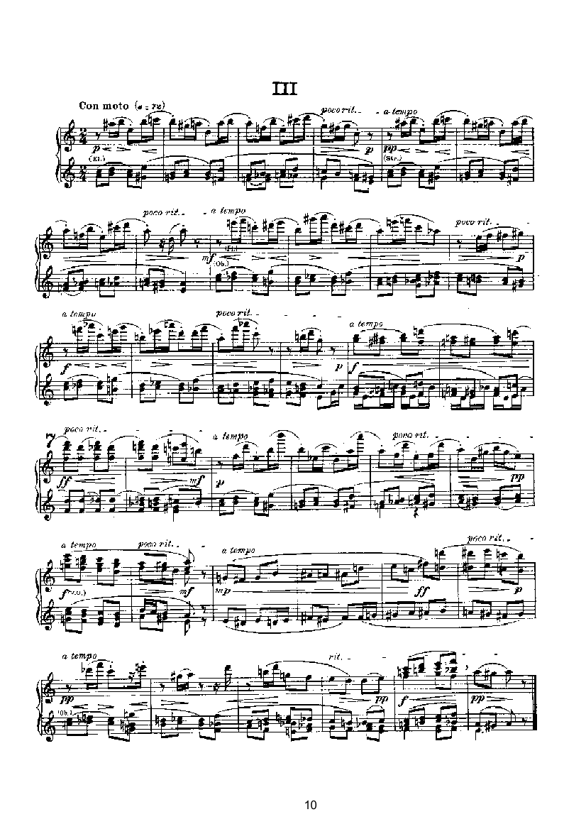 变奏与赋格（四手联弹） 键盘类 钢琴钢琴曲谱（图10）