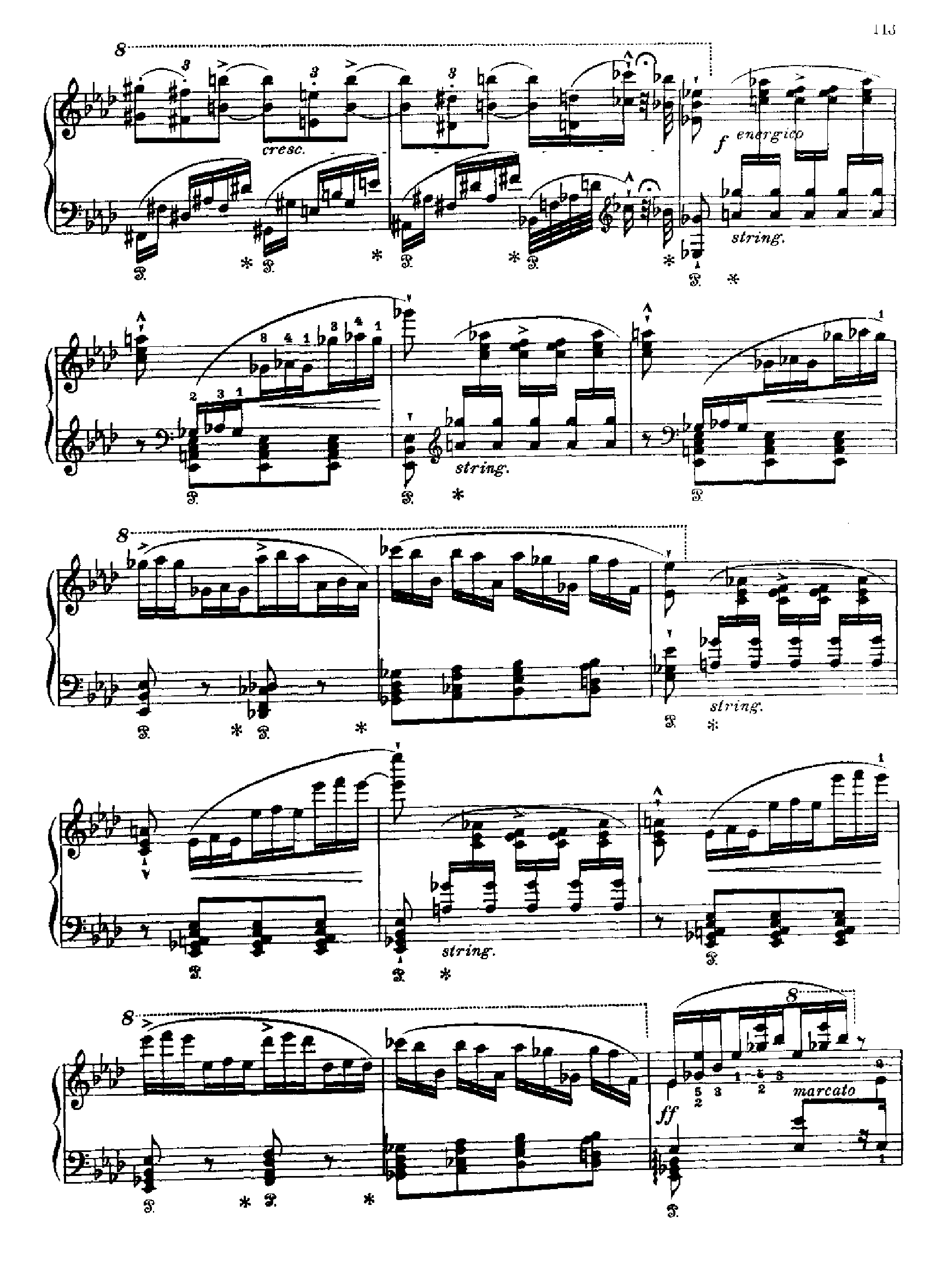 高级音乐会练习曲十二首之10 键盘类 钢琴钢琴曲谱（图4）