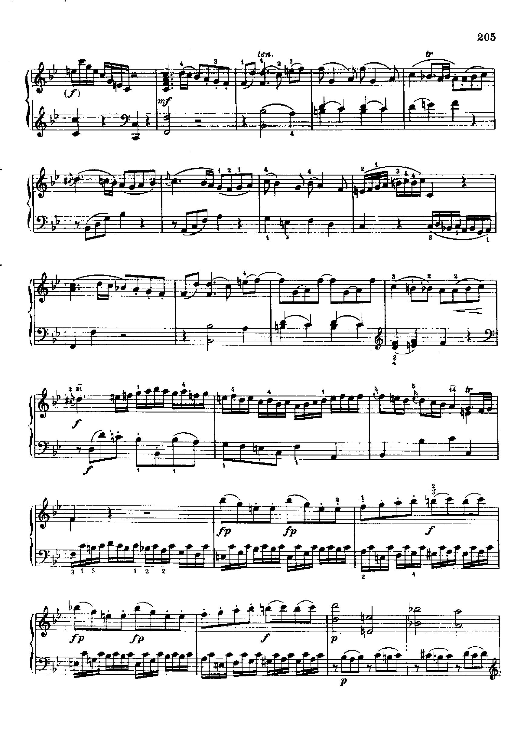 奏鸣曲Nr.333 键盘类 钢琴钢琴曲谱（图2）