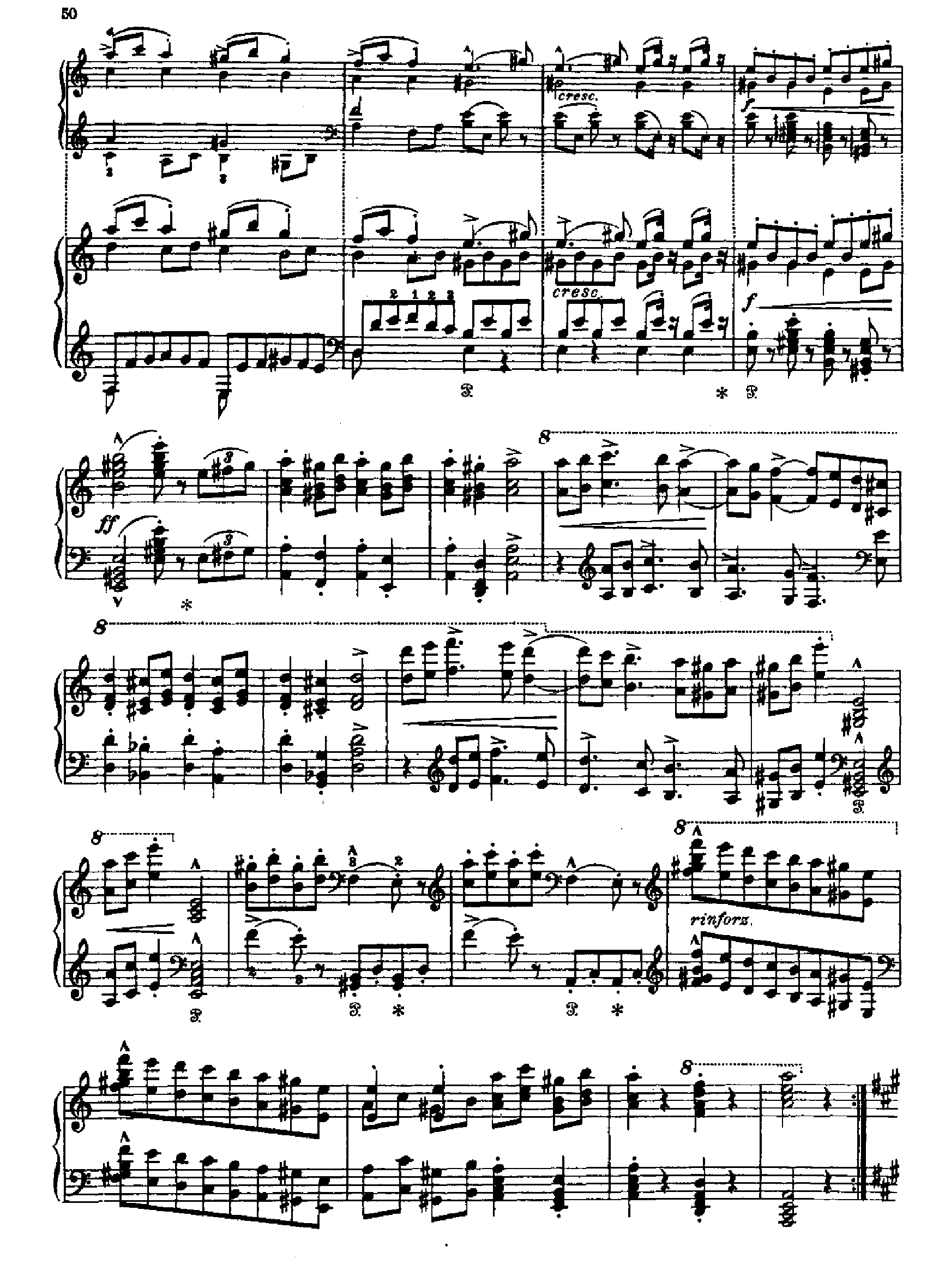 拉科齐进行曲 键盘类 钢琴钢琴曲谱（图3）