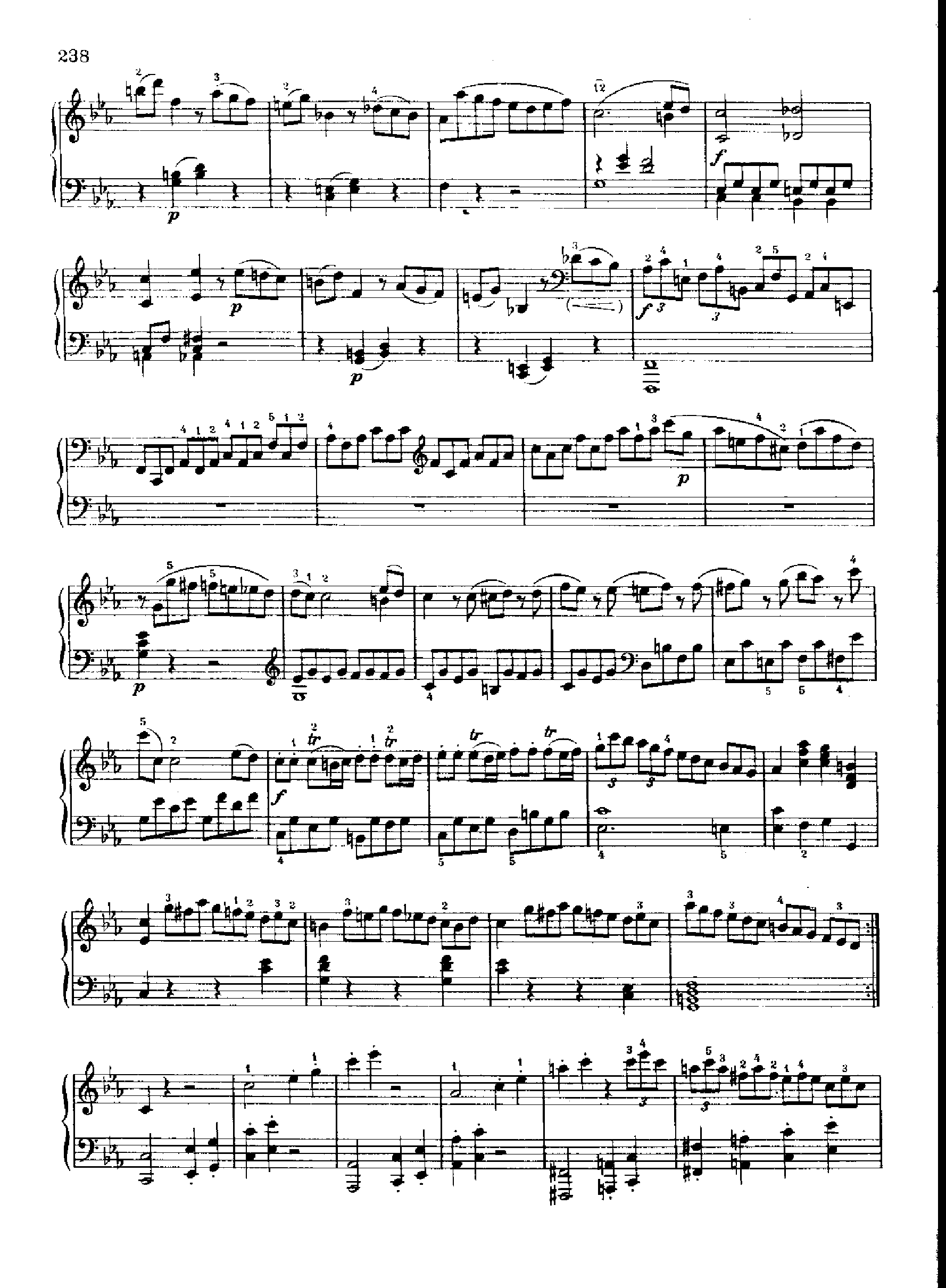 奏鸣曲Nr.457 键盘类 钢琴钢琴曲谱（图5）
