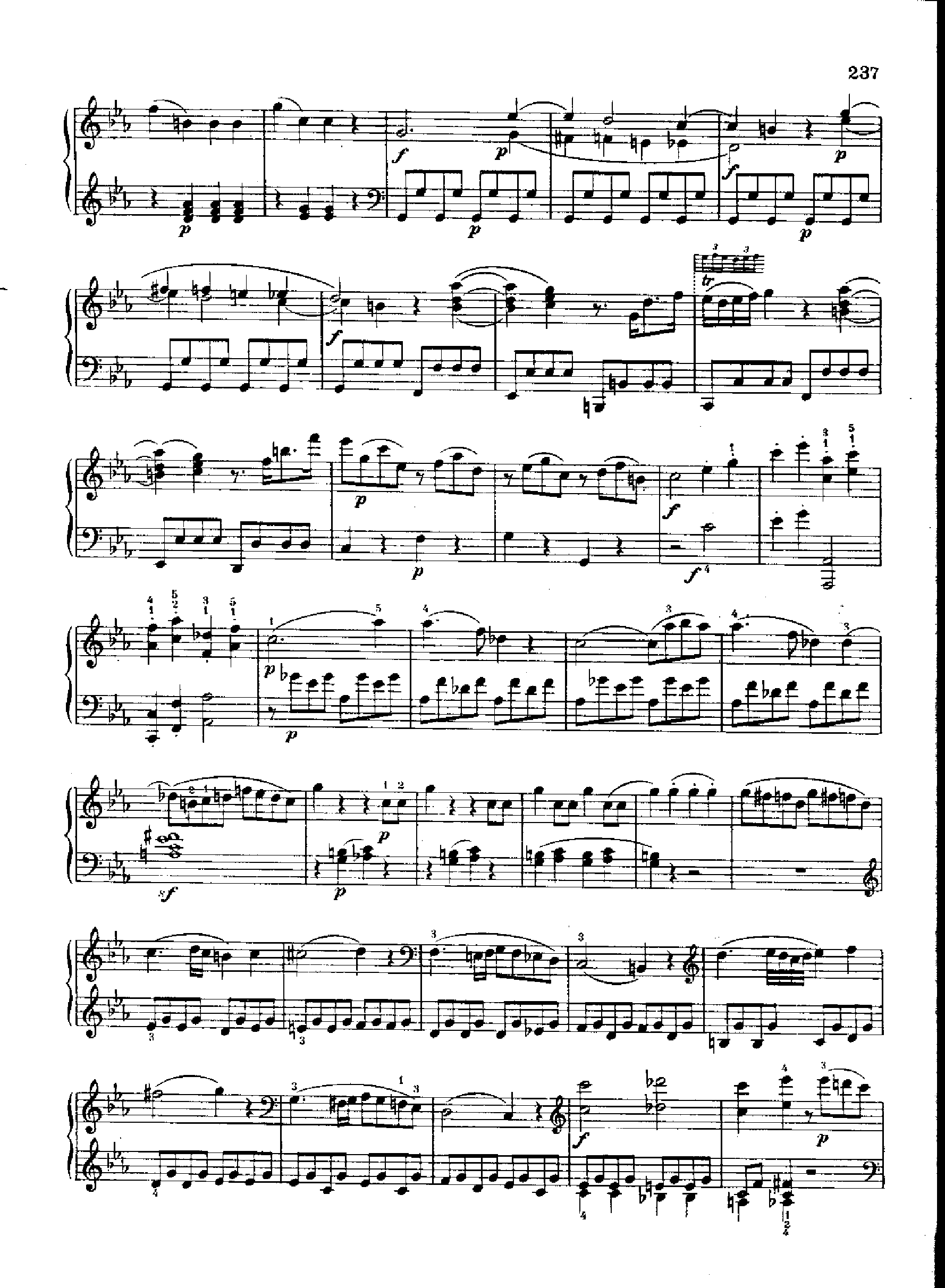奏鸣曲Nr.457 键盘类 钢琴钢琴曲谱（图4）