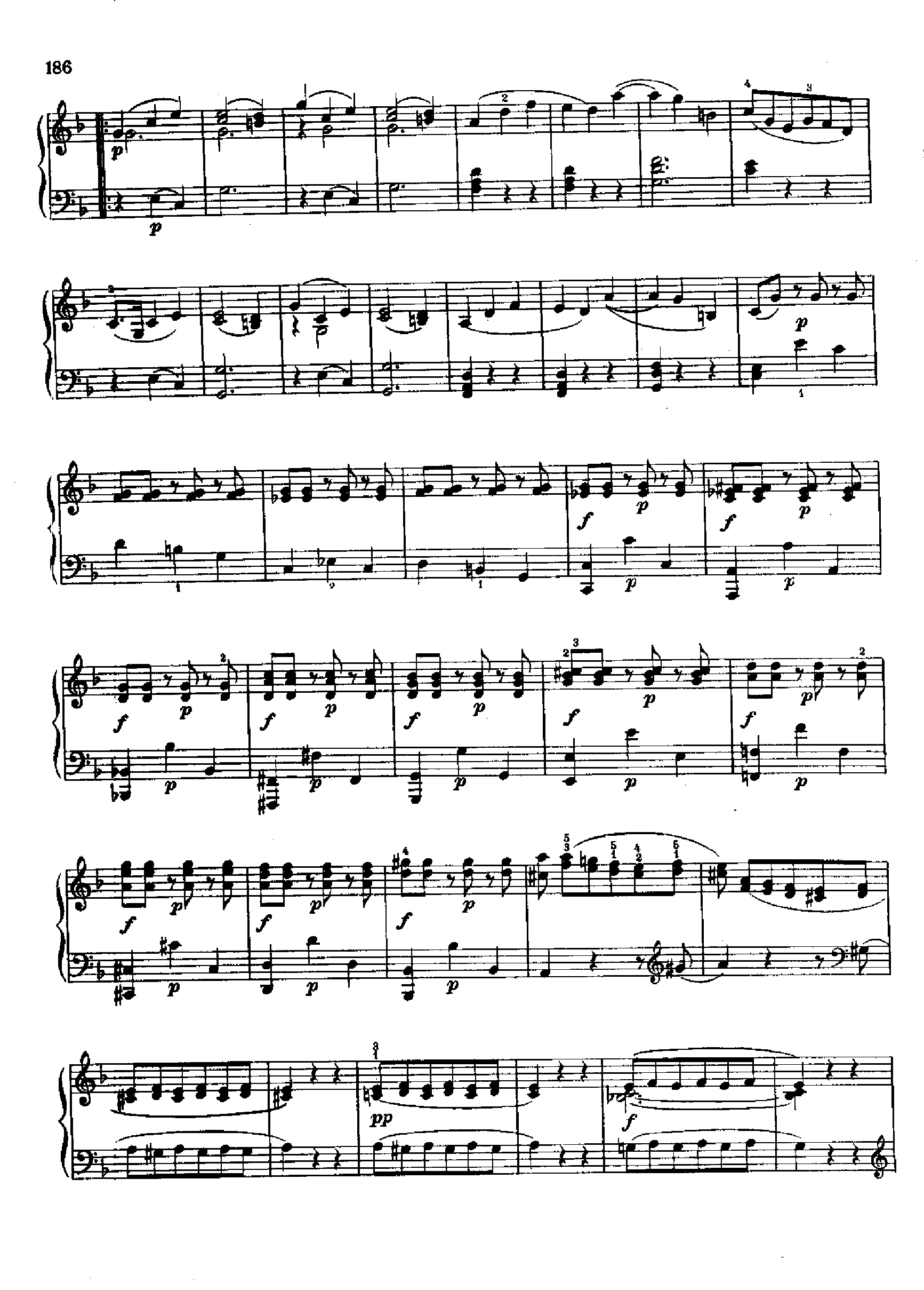 奏鸣曲Nr.332 键盘类 钢琴钢琴曲谱（图4）
