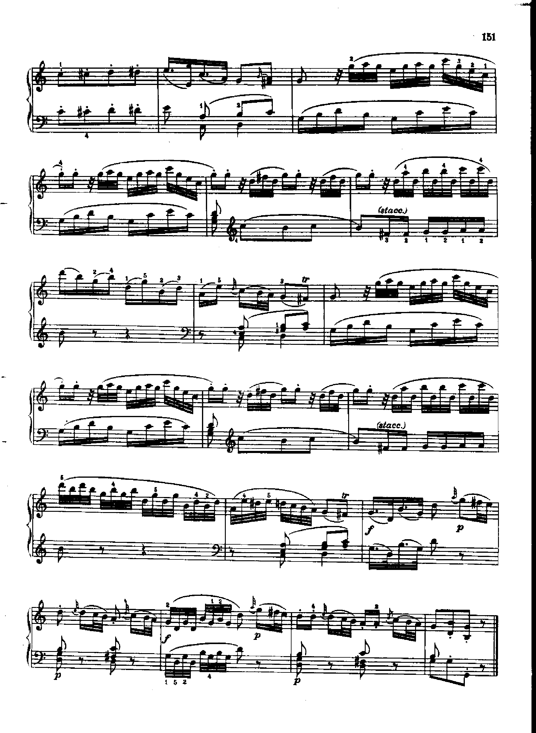 奏鸣曲Nr.330 键盘类 钢琴钢琴曲谱（图3）