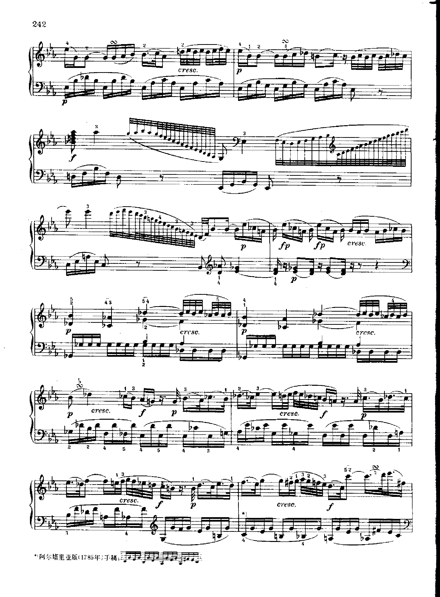奏鸣曲Nr.457 键盘类 钢琴钢琴曲谱（图9）