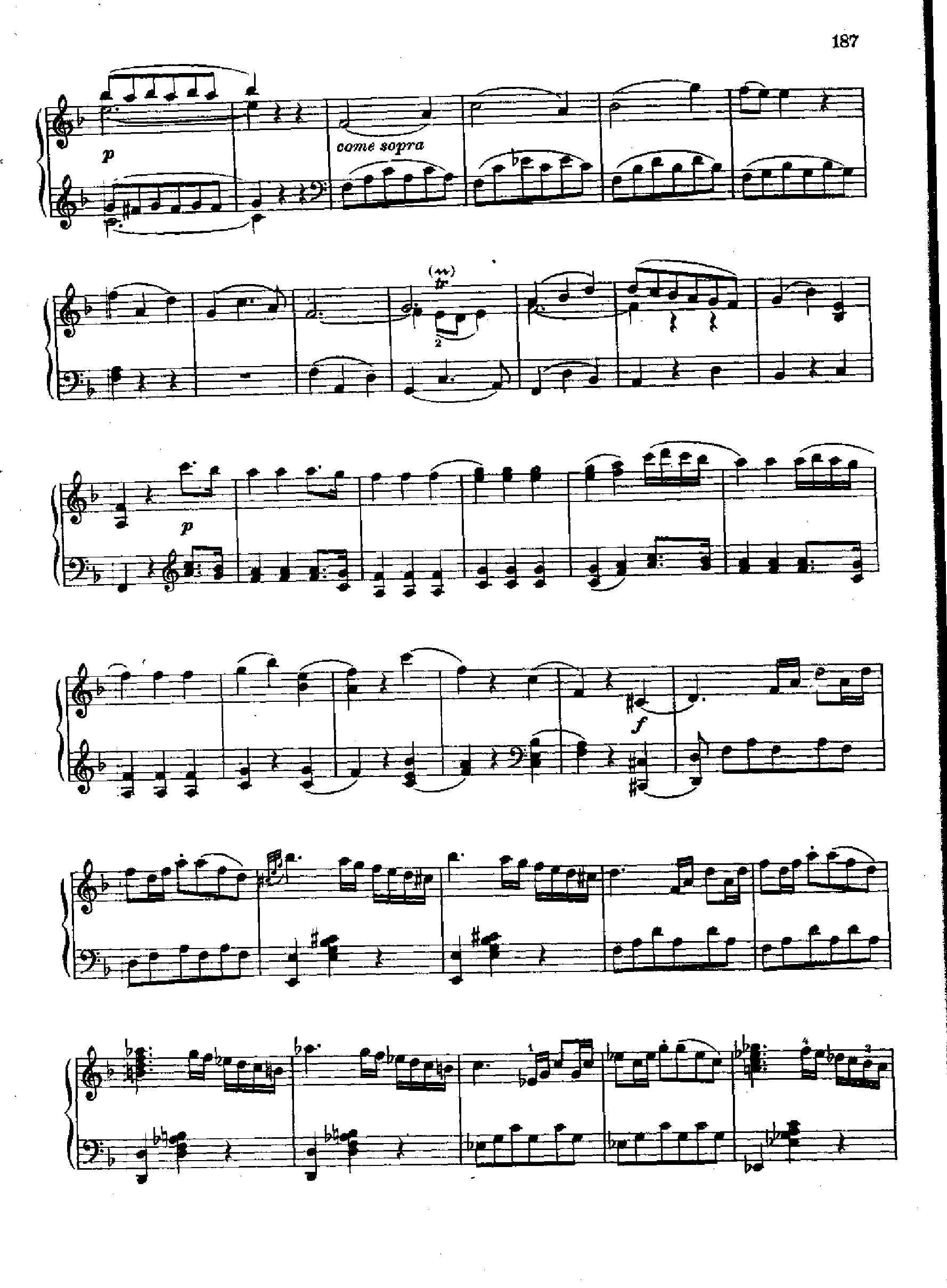 奏鸣曲Nr.332 键盘类 钢琴钢琴曲谱（图5）
