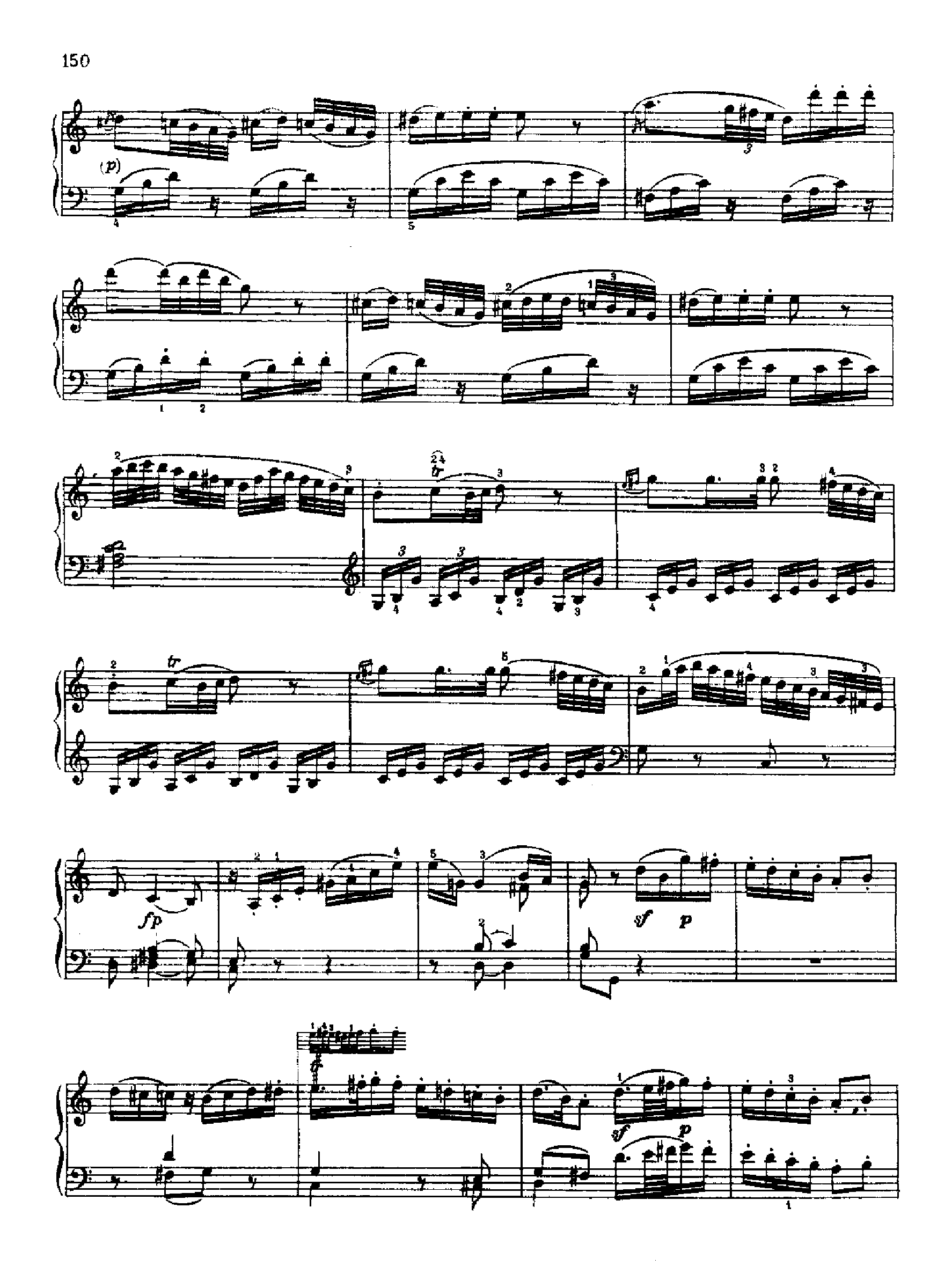 奏鸣曲Nr.330 键盘类 钢琴钢琴曲谱（图2）