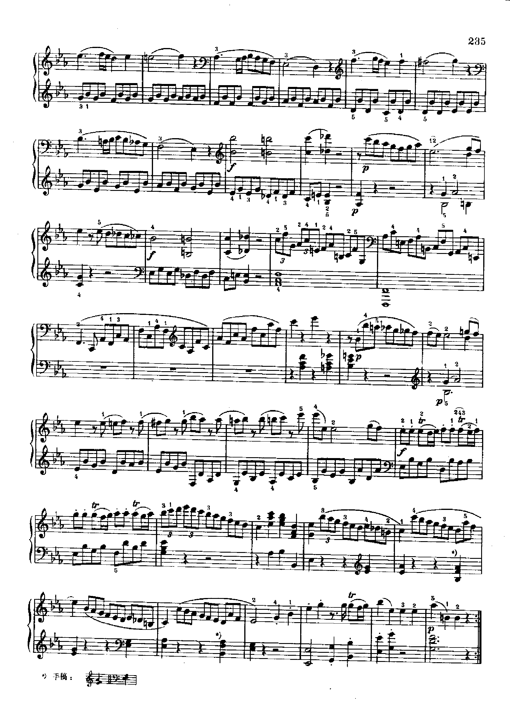 奏鸣曲Nr.457 键盘类 钢琴钢琴曲谱（图2）