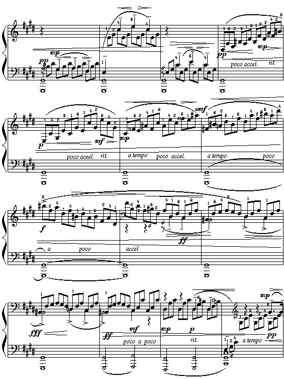 月光奏鸣曲钢琴曲谱（图3）