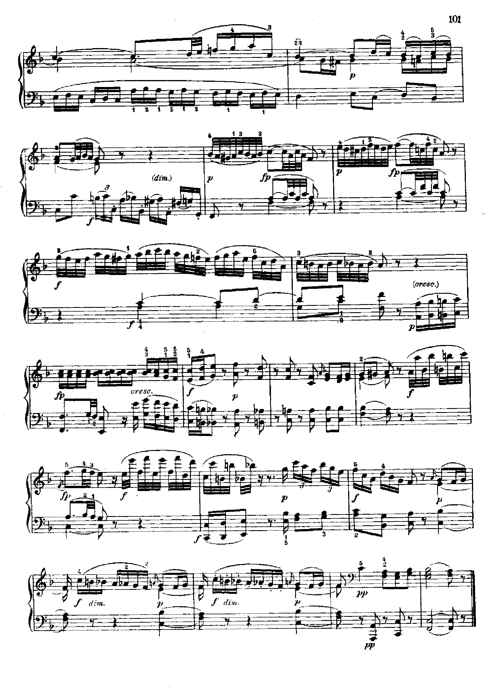 奏鸣曲Nr.309 键盘类 钢琴钢琴曲谱（图10）