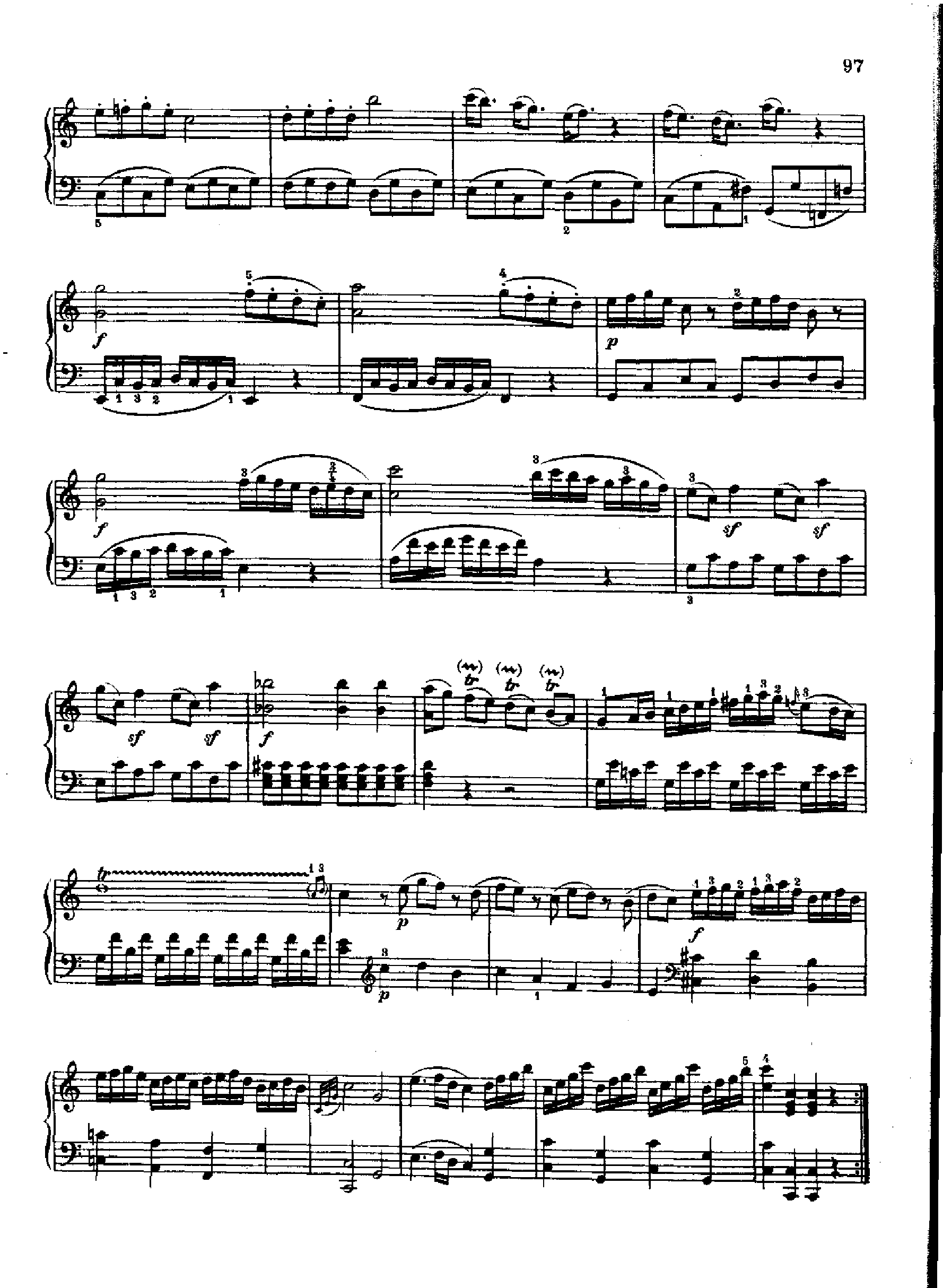 奏鸣曲Nr.309 键盘类 钢琴钢琴曲谱（图6）