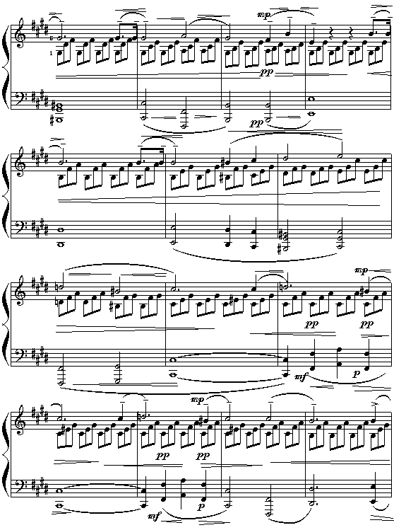 月光奏鸣曲钢琴曲谱（图4）